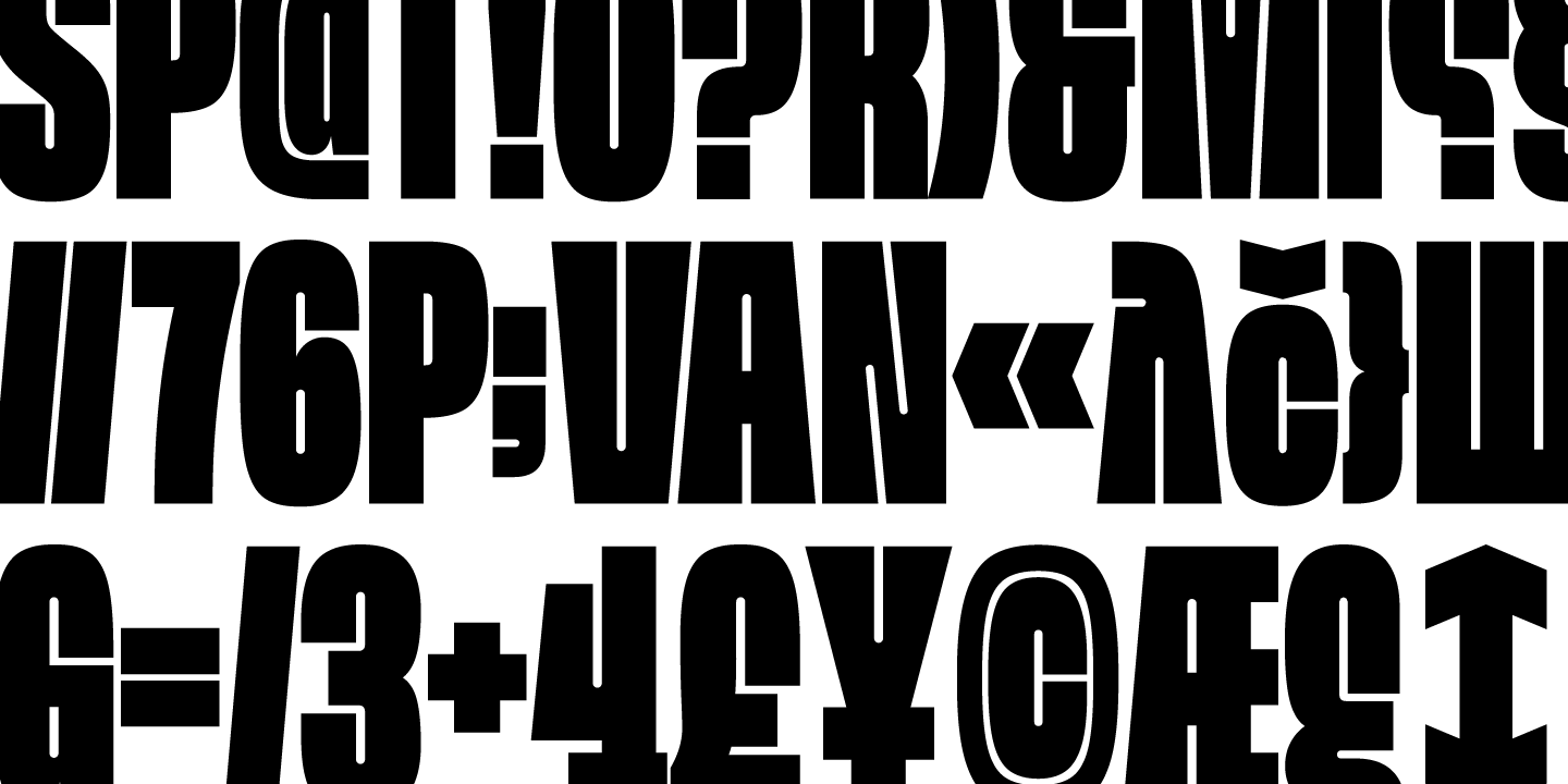 Spektra Condensed Font preview